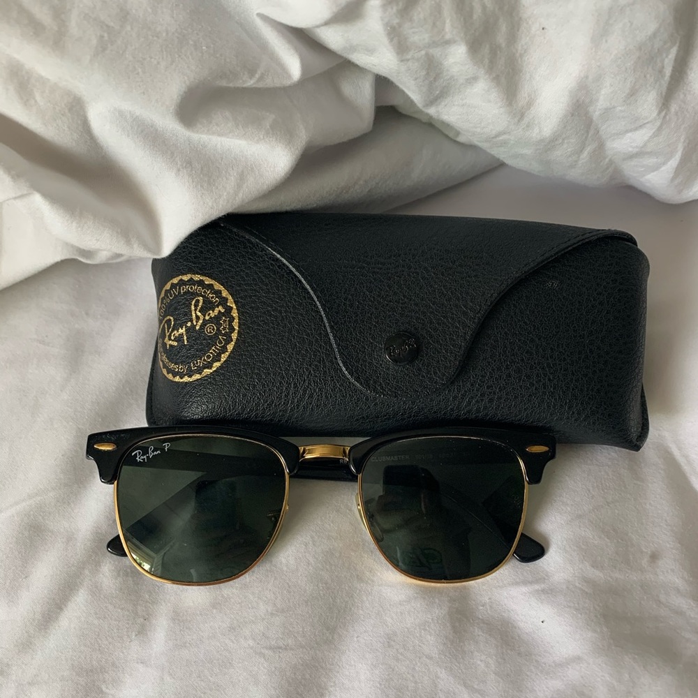 RAY-BAN CLUBMASTER CLASSIC SUNGLASSES (POLARIZED)!